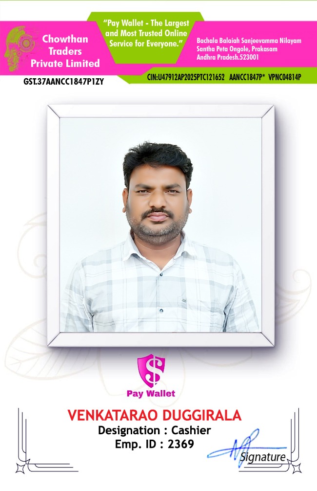 DUGGIRALA VENKATA RAO