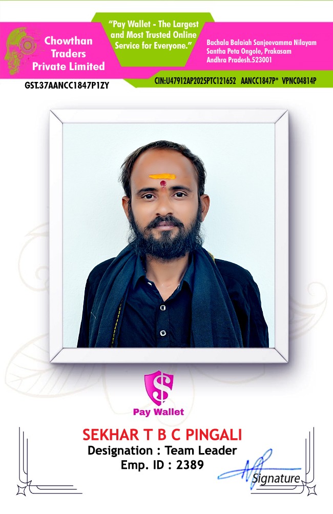 SEKHAR T B C PINGALI