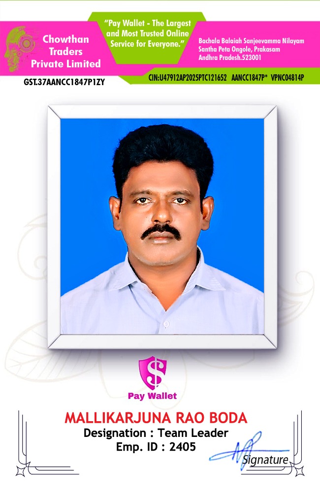 MALLIKARJUNA RAO BODA